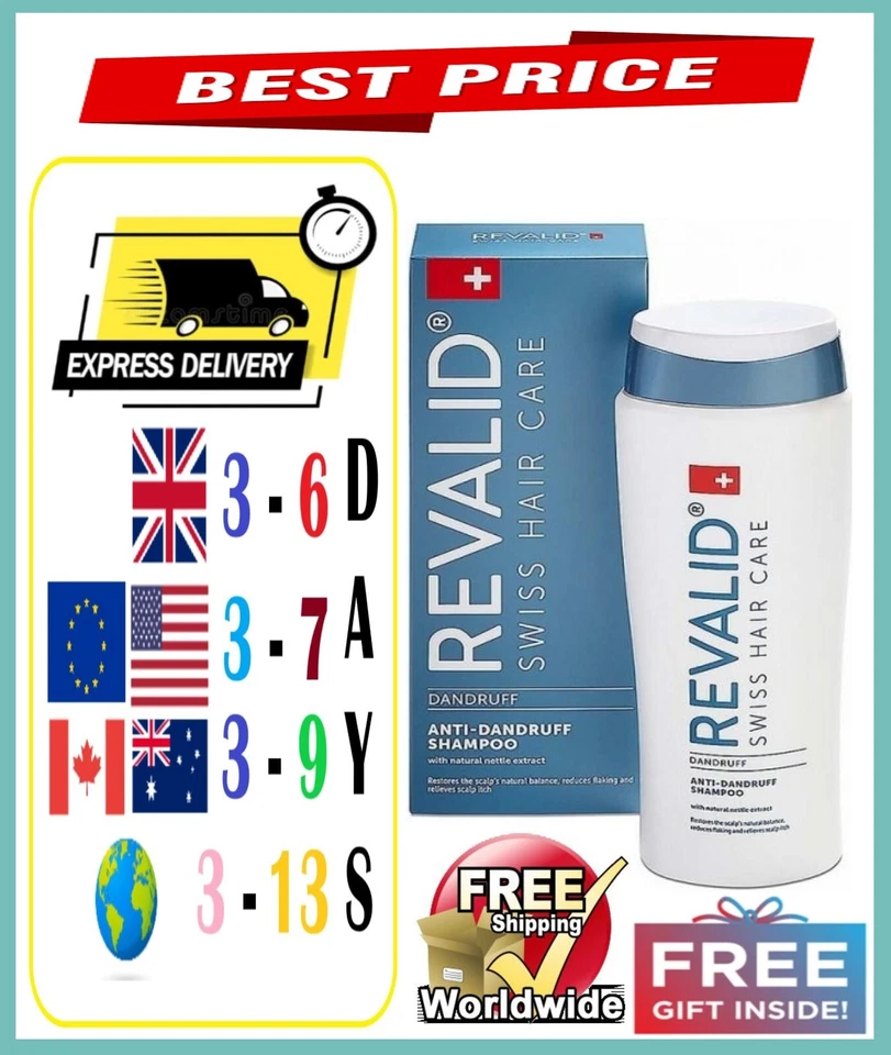 Revalid Anti-Schuppen Shampoo 250ml - KOSTENLOSES GESCHENK & VERSAND WELTWEIT - Bild 1 von 1