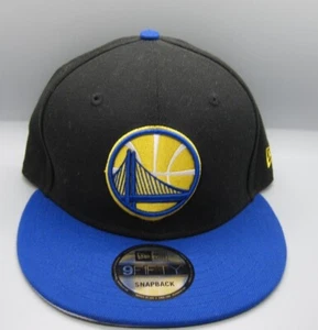 Golden State Warriors Mitchell & Ness Snapback Hat (Yellow, Black & Blue) L100 - Picture 1 of 5