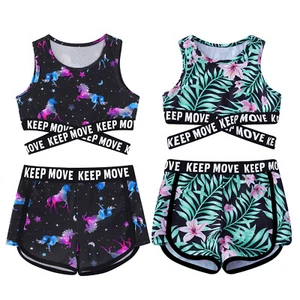 Kids Girls Rashguard Suit Sleeveless Swimwear Holiday Monokini Cross Sash Beach - Picture 1 of 34