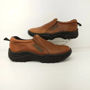 Chaussures à enfiler ROPER femme performance cuir marron sport confort pointure US 7,5 - Photo 1/10