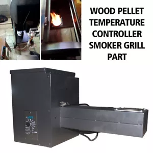 Smokergrill Pellet Räuchergrill BBQ Standgrill Temperaturregler Holzkohlegrill - Bild 1 von 17