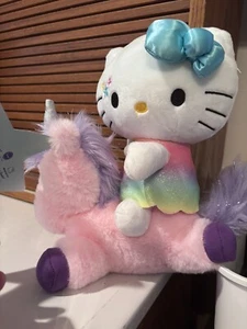NWT Kidrobot Sanrio Hello Kitty Riding Unicorn Super Soft Plush Stuffed Animal - Picture 1 of 6