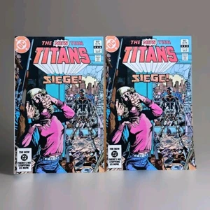 Vintage Lot Of 2 THE NEW TEEN TITANS #35 Comic Books DC 1983 Very Fine  - Picture 1 of 4