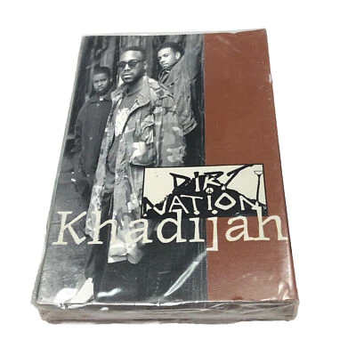 NEW Dirt Nation Khadijah 1993 OG Cassette Tape Single Rap Hiphop SEALED - Image 1 of 4
