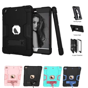 Shockproof Stand Case For iPad 11th 10th 9th 8th 7th 6th/5 Generation & A16 2025 - Picture 1 of 38