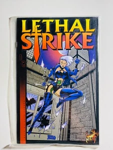 LONDON KNIGHT LETHAL STRIKE #1/2 (1994) SEALED BAG WITH CARD NM/MT COMIC - Picture 1 of 2