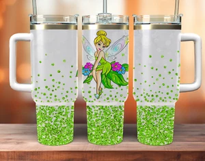 Tinker Bell inspiriert 40 Unzen Thermo Edelstahl Becher - Bild 1 von 1