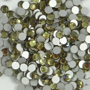 SS16 PR GB *** 40 Strasssteine PRECIOSA Flachboden SS16 (3,90mm) GOLD BERYL - Bild 1 von 4