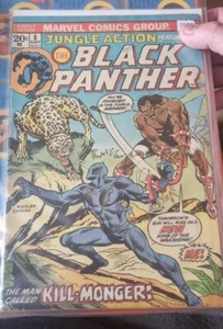 Marvel Comics Black Panther #6 Jungle Action Killmonger First Appearance 1973 - Bild 1 von 1