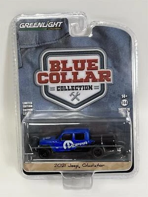 2021 Jeep Gladiator Blue Collar 1:64 Scala Greenlight 35220F - Immagine 1 di 4