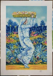 Quarto Andrea Serigraph Materials Figure 70x50 Signed Numbered 26/150 Copies - Picture 1 of 5