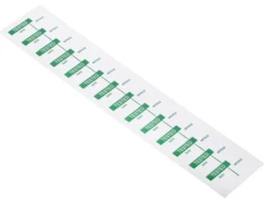 140x 758-8018 RS Pro Adhesive Pre-Printed Adhesive Tested Labels Green/White - Picture 1 of 1