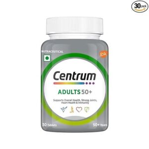 Centrum Adult 50+World's No.1 Multivitamin Calcium,Vitamin D3 for Heart,Immunity