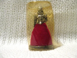 PIN CUSHION, NOS, "MILADY FAIR PIN CUSHION 1975", A GOLD TONE PRODUCT - Picture 1 of 13