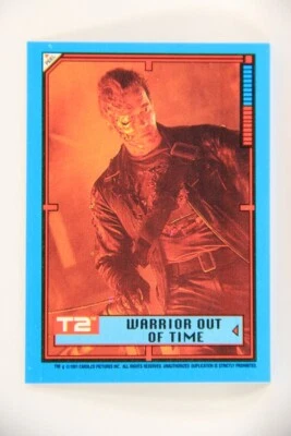 Terminator 2 Judgement Day 1991 Card Sticker #30 Warrior Out Of Time L017127 - Image 1 of 2