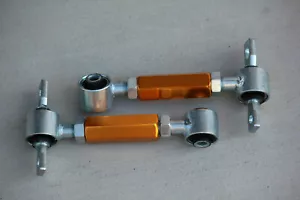 For Honda Civic Del Sol Acura Integra Rear Adjustable Camber Kit Alignment Gold - Picture 1 of 1