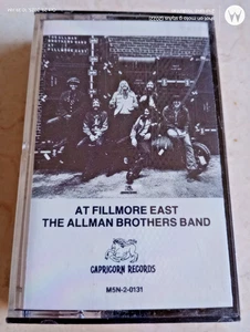 1974 CAPRICORN ALLMAN BROTHERS BAND AT FILLMORE EAST CASSETTE TAPE M5N 2 0131 - Picture 1 of 3