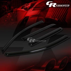 PAR DE VISERAS DELANTERAS + TRASERAS PARA 2004-2015 NISSAN TITAN KING/CABINA EXTENDIDA - Imagen 1 de 11