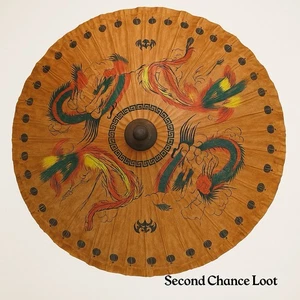 Vintage asiatischer handbemalter Öl-Papier Sonnenschirm um 1940-1960 - Bild 1 von 5