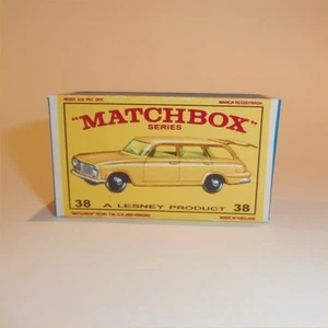 Matchbox Lesney 38 b Vauxhall Victor Estate E Style Repro Box - Picture 1 of 4