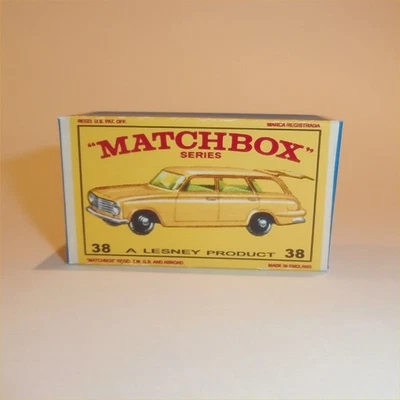 Matchbox Lesney 38 b Vauxhall Victor Estate E Style Repro Box - Image 1 of 4