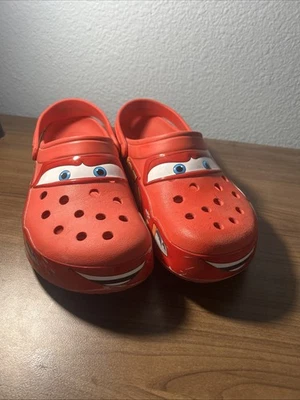 Crocs Lightning McQueen Cars Pixar LIGHT UP - Official Crocs Brand Size 11 Men’s - Image 1 of 4