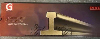 PIKO 35224 ~ New ~ Left Hand Curved Switch Manual Turnout Track R3 - R5 ~G Scale - Image 1 of 4