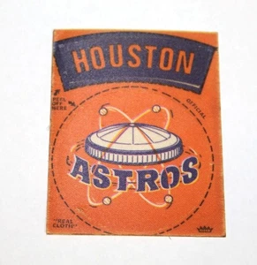 1968-72 Fleer Cloth Baseball Team Sticker - Houston Astros - Picture 1 of 2