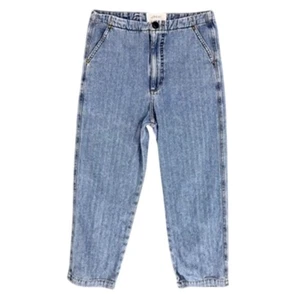 The Great. Jeans Blue Size 26 Cinch Buckle Back - Picture 1 of 5