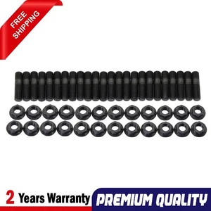 24 Pcs M10x1.25x45mm High Tensile Stud Kit for Manifold & Turbo - Picture 1 of 5