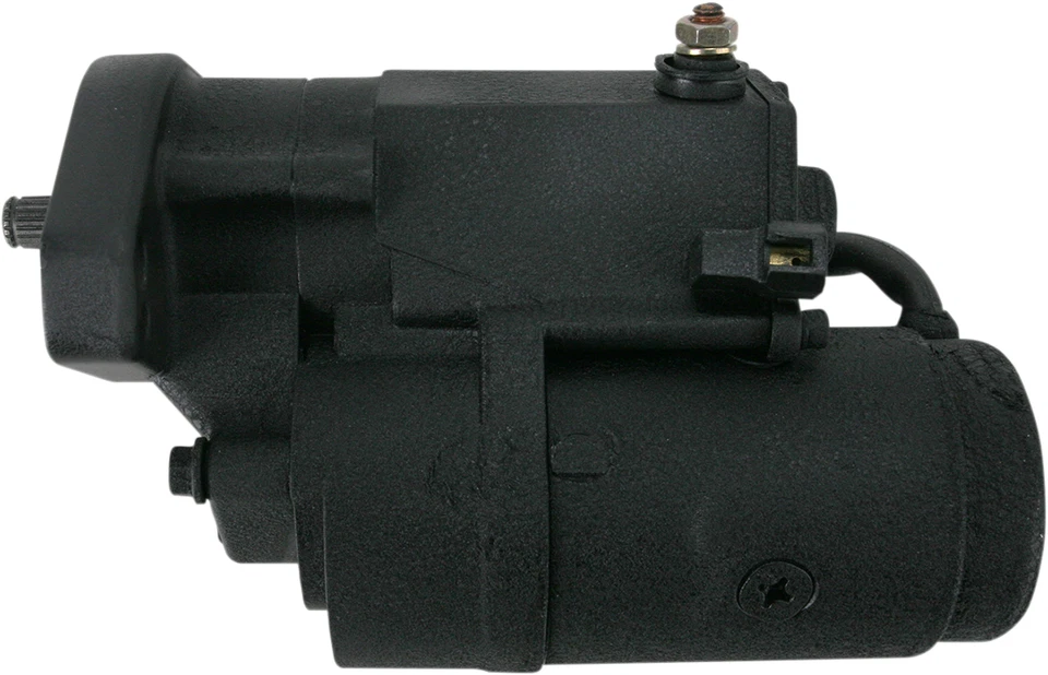 TERRY COMPONENTS - 773594 - Starter Motor - Harley Davidson - Black Wrinkle for  - Image 1 of 1