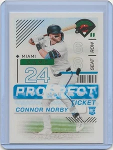 2024 Connor Norby Panini Prospect Edition MLB #144 Miami Marlins - Picture 1 of 2