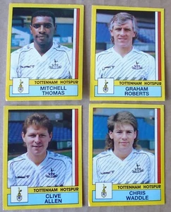 TOTTENHAM HOTSPUR PANINI'S FOOTBALL 87 STICKERS x 4 FIGURINE PANINI LOT No2 - Picture 1 of 10