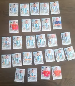 Sub-set of 27 Cards including Messi Portrait - Topps Argentina World Champions - Picture 1 of 7