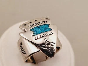HERMOSO ANILLO CAROLYN POLLACK RELIOS PUNTA DE FLECHA SUROESTE ESTERLINA TALLA 6,75 - Imagen 1 de 6