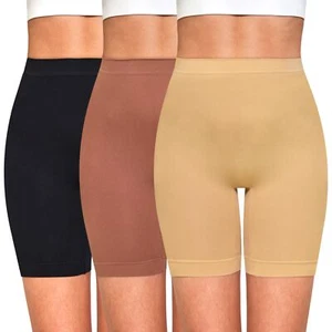 Slip Shorts for Women Under Dresses Anti Chafing Boyshorts Seamless Smooth Sh... - Picture 1 of 6