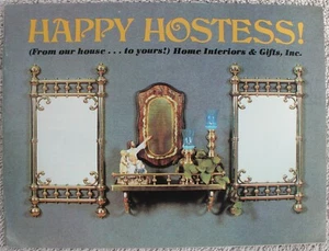 Home Interiors & Gifts Happy Hostess1980's Catalog Brochure #9960 Vol.10 No.3 - Picture 1 of 2