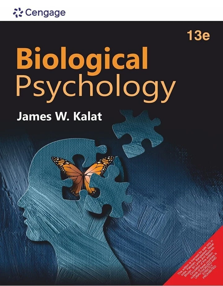 Biological Psychology 13E by James W. Kalat INTERNATIONAL EDITION - Image 1 of 1