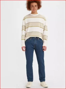 Levi Premium 502 Taper Fit, DARK WASH STRETCH, 38X32 - Picture 1 of 5