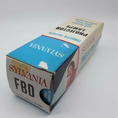 NOS New Sylvania Projector Lamp FBD Tungsten Halogen Vintage movie projector s8 - Image 1 of 4