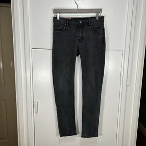 Acne Studios Jeans Bla Konst Grey North Used Blk Skinny Stretch Size 31W 30L - Picture 1 of 8