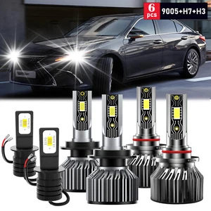 For Lexus ES300 1997-2003 6PCS LED Headlight High Low Fog Light Bulbs White Kit - Picture 1 of 12
