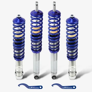 4PCS Coilovers Shock Struts Lowering Kit For VW Golf MK2 Jetta II 1985-1992 - Picture 1 of 11