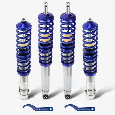 4PCS Coilovers Shock Struts Lowering Kit For VW Golf MK2 Jetta II 1985-1992 - Image 1 of 4