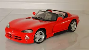 Dodge Viper RT/10 RED 1/12 Scale Diecast Car | Anson JRL Collectibles TOP COND - Foto 1 di 17