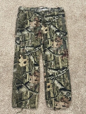 Russell Outdoors Camo Pants Mens XL Brown Mossy Oak Cargo Outdoor Hunting - Image 1 of 4