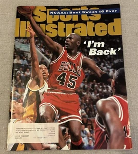 Sports Illustrated Michael Jordan I’m Back Magazine March 27, 1995 Vintage - Picture 1 of 3
