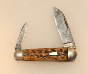 Schatt & Morgan (or Queen?) Titusville, PA Sleeveboard Pocket Knife 100+ Yrs old - Picture 1 of 11