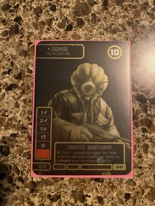 Star Wars: Destiny Worlds HOLO FOIL Full Art Promo Zuckuss - Picture 1 of 1