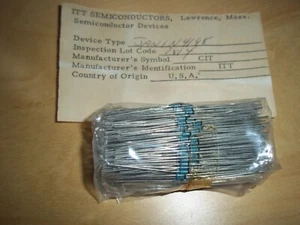 ITT SEMICONDUCTOR 1N4148 Diode 100V 200mA Switching Diode 100 PIECES - Picture 1 of 1
